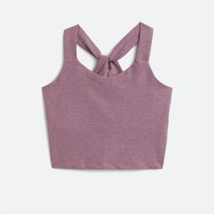 Beyond Yoga Twist Through Cropped Performance Tank